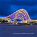 Estrutura de aço pré -fabricador Shopping Center Building Arch Roof Hall